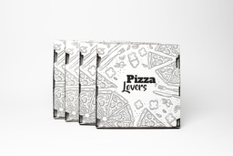 [SCOASS000008] Pizzakarton - 90S  PIZZA LOVERS [x2000]